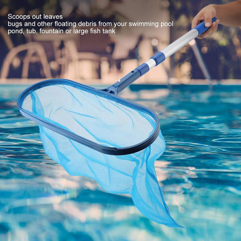 Duty Pool Net Deep Bag Pool Skimmer Leaf Cleaning Pool Rake Fine Mesh Net