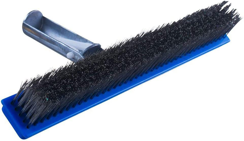 10 inch Wide Heavy Duty Stainless Steel Wire Pool Brush, Designed for Concrete and Gunite Pools and Walkways, Great on Extremely Tough Stains