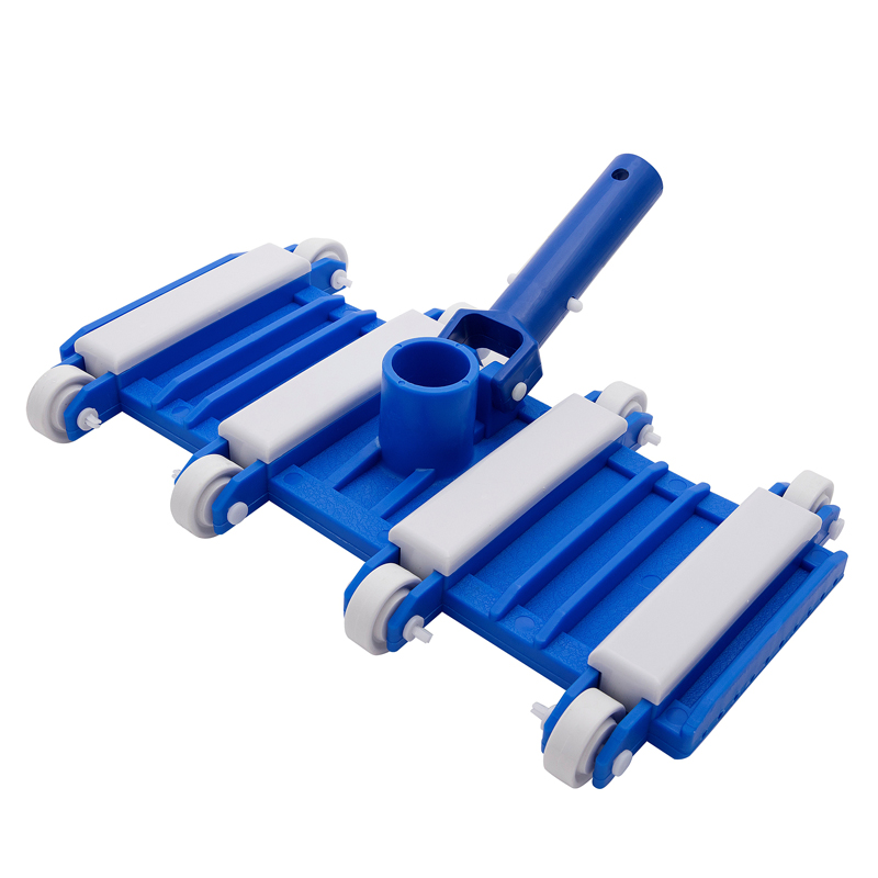 Flexible Weighted Swimming Pool Vacuum Head with Wheels